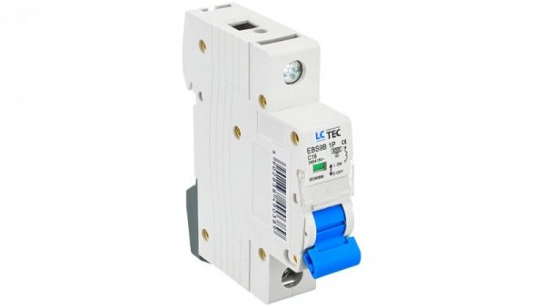 Wyłącznik nadprądowy 1P C 16A 6kA AC LC-Tec EBS9B-1C/16 LCTEC-EBS9B-1C/16