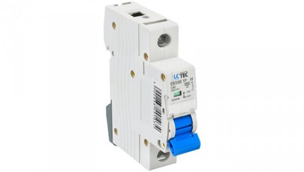 Wyłącznik nadprądowy 1P C 40A 6kA AC LC-Tec EBS9B-1C/40 LCTEC-EBS9B-1C/40