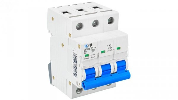 Wyłącznik nadprądowy 3P C 16A 6kA AC LC-Tec EBS9B-3C/16 LCTEC-EBS9B-3C/16
