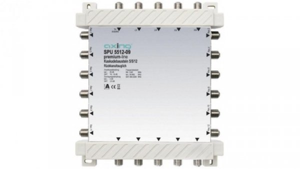 Multiswitch 5/12 SPU 5512-09 z pasywną tv Naziemną 5 wejść / 12 wyjść SPU 5512-09