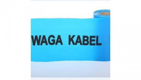 Folia kablowa niebieska z nadrukiem 20 cm/ 0,08 mm TO-ENNn/8/20 /100m/