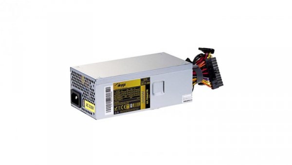 Zasilacz TFX 300W Akyga AK-T1-300 P4 3x SATA Molex APFC FAN 8cm