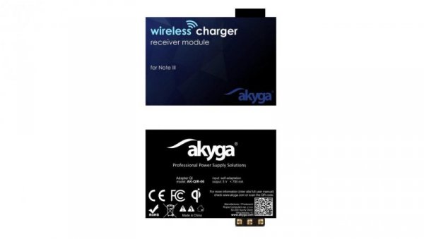 Odbiornik QI Akyga AK-QIR-06 3 pin Note 3