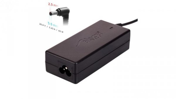 Zasilacz do notebooka Akyga AK-ND-17 20V / 3.25A 65W 5.5 x 2.5 mm FUJITSU SIEMENS 1.2m