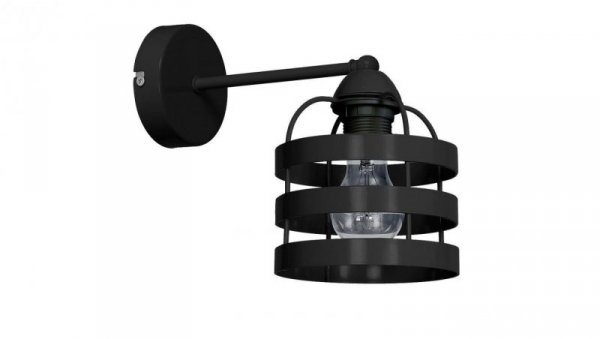 Kinkiet LARS BLACK 1xE27