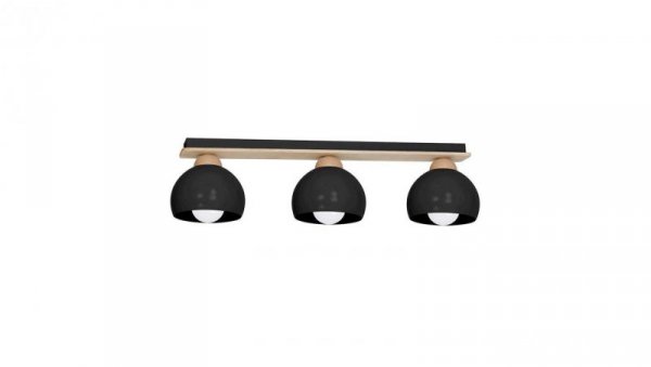 Lampa sufitowa dama black 3xE27 MLP6560