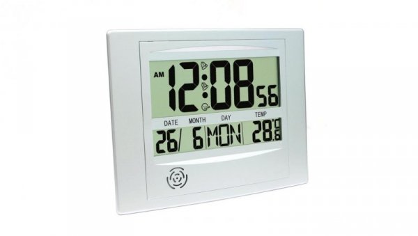 Zegar alarm clock with temperature 44377 PZACH104
