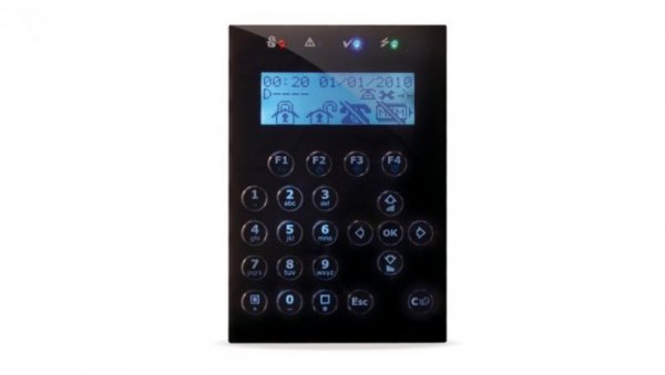 Klawiatura LCD dotykowa, kolor biały lub czarny, wyświetlacz LCD SMART CONCEPT (BIAŁY LUB CZARNY