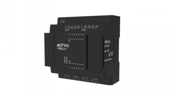 Moduł rozszerzeń do sterownika PLC PR102/PR200, 8DI, 8DO, 24 VDC - PRM-24.1 80116