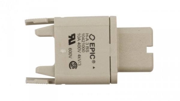 Wkład złącza 3P+PE żeński 23A 400V EPIC H-A 3 BS 10421000