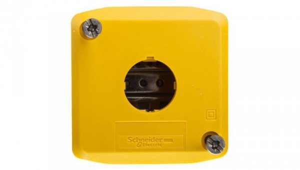 Obudowa kasety 1-otworowa 22mm żółta IP65 XALK01