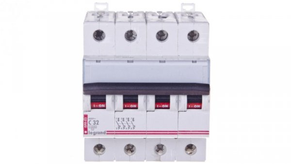 Wyłącznik nadprądowy 4P C 32A 10kA AC S314 TX3 404259