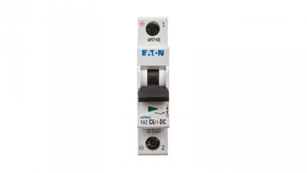 Wyłącznik nadprądowy 1P C 6A 15kA DC FAZ C6/1-DC 279125