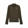 Bluza bez kaptura Męska Puma Flex 1/4 Zip Ciemna zieleń