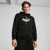Bluza z kapturem Męska Puma Puma Power Graphic Czarny