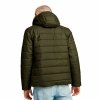 Męska kurtka sportowa Puma Essentials Hooded Padded Ciemna zieleń