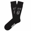 Skarpety Sportowe Jimmy Lion Basquiat Sugar Ray Robins Black Czarny