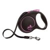 Smycz dla psa Flexi BLACK DESIGN 5 m Różowy Rozmiar M