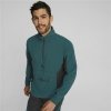 Bluza bez kaptura Męska Puma Fit Woven Training Kolor Zielony