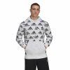 Bluza z kapturem Męska Adidas Essentials Brandlove Biały