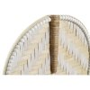 Dekoracja ścienna DKD Home Decor Brązowy Biały Wentylator Bambus (27 x 2 x 64 cm) (27 x 2 x 55 cm)