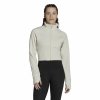 Kurtka Sportowa Damska Adidas Aeroready Studio Beżowy