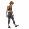Legginsy Sportowe Damskie Reebok Lux 3/4 Czarny