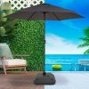 Podstawa pod parasol Aktive Czarny Plastikowy 35 x 13 x 35 cm