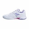 Buty dziecięce do tenisa Babolat Prop All Court Biały