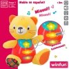 Pluszak wydający Dżwięk Winfun Kot 16 x 17,5 x 10,5 cm (6 Sztuk)