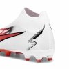 Buty sportowe dla dorosłych do gry w piłkę Puma Ultra Match+ Ll Fg/A  Biały Czerwony