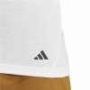 Koszulka z krótkim rękawem Męska Adidas Base Biały