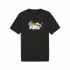 Koszulka z krótkim rękawem Męska Puma  GRAPHICS Summer Czarny