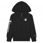 Męska kurtka sportowa Champion Full Zip Logo Boy Czarny