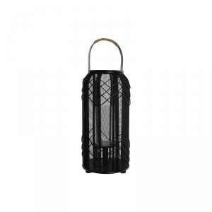 Świeczniki Home ESPRIT Czarny Metal 21,5 x 21,5 x 43,5 cm