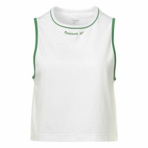 Koszulka z krótkim rękawem Męska Reebok HT6259 Biały (XS)