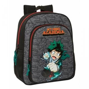 Plecak szkolny My Hero Academia Czarny 32 X 38 X 12 cm