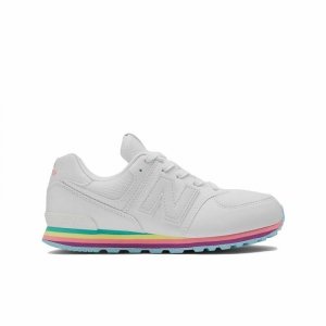 Obuwie Sportowe Dziecięce New Balance 574 Core Biały