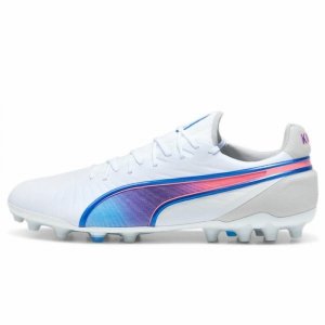 Buty sportowe dla dorosłych do gry w piłkę Puma King Ultimate Mg Biały