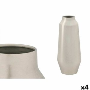Wazon 10216-SS Srebrzysty Żelazo 18 x 40 x 18 cm (4 Sztuk)