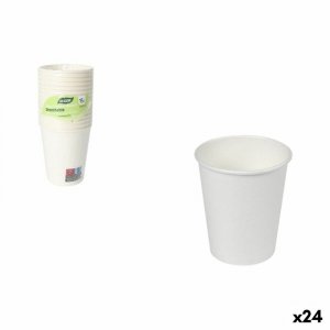 Zestaw kieliszków Inde Biały 250 ml 15 Części (24 Sztuk)