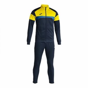 Dres dla Dorosłych Joma Sport Danubio III Żółty Granatowy Mężczyzna 2 Części