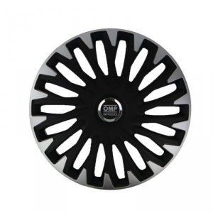 Kołpaki OMP Stinger Speed Czarny Srebrzysty 15 (4 uds)