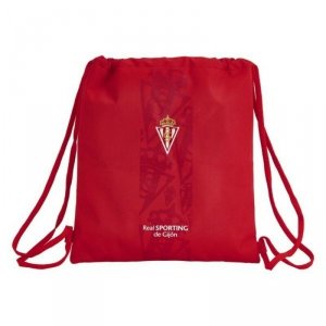 Worek na buty ze sznurkami Real Sporting de Gijón Czerwony