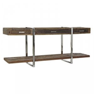 Odbiornik DKD Home Decor Brązowy Srebrzysty 180 x 44 x 75 cm