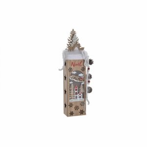 ozdoby świąteczne DKD Home Decor Święty Mikołaj LED Naturalny
