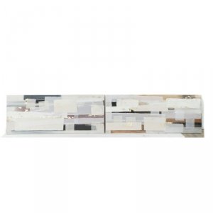 Obraz DKD Home Decor 150 x 3,5 x 60 cm Abstrakcyjny Nowoczesny (2 Sztuk)