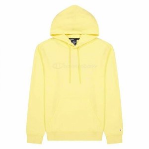 Bluza z kapturem Męska Champion Script Logo Hoodie M Żółty
