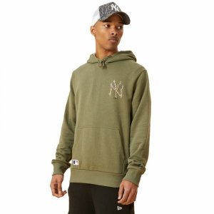 Bluza z kapturem Męska New Era MLB New York Yankees Khaki