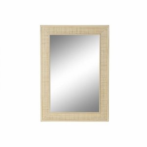 Lustro ścienne DKD Home Decor Wielokolorowy Naturalny Drewno Vintage Scandi 70,5 x 2,5 x 100,5 cm